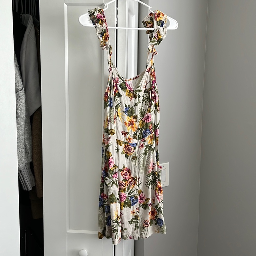 Target Floral Tropical Dress, worn twice